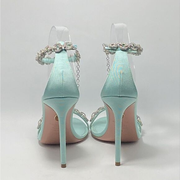 Aquazzura Love Link 105mm Embellished Sandals size 41 - Picture 7 of 16